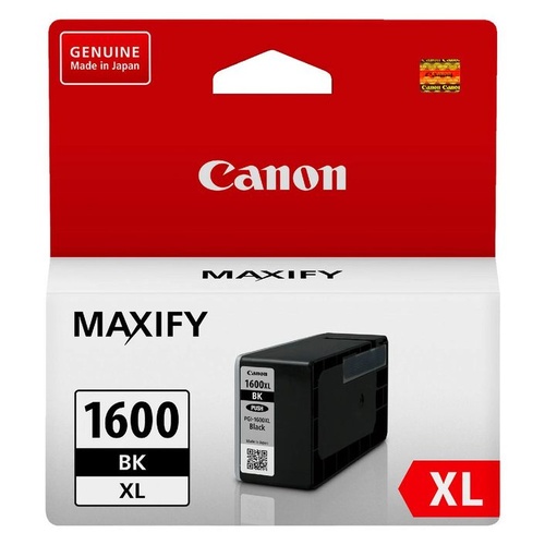Canon Genuine PGI1600XLBK Black Ink High Yield Tank - Black