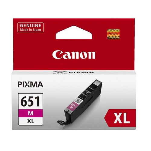 Canon Genuine CLI-651XL Magenta Ink Cartridge High Yield - Magenta