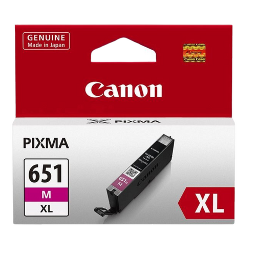 Canon Genuine CLI-651XL Magenta Ink Cartridge High Yield - Magenta
