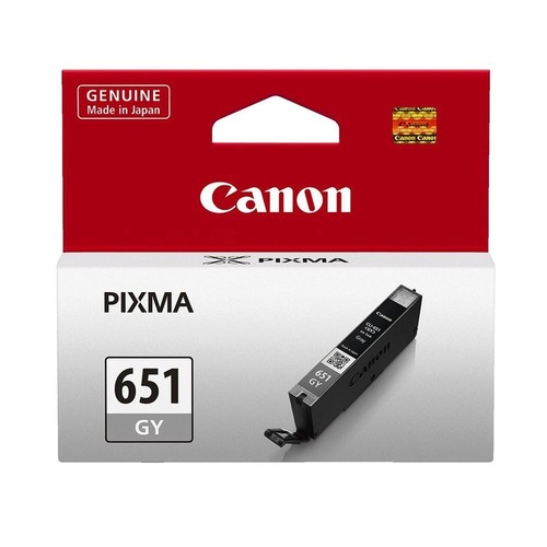 Canon Genuine CLI-651 Grey Ink Cartridge - Grey 