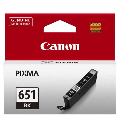 Canon Genuine CLI-651 Black Ink Cartridge - Black