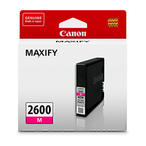 Canon Genuine PGI2600 Ink Tank Cartridge - Magenta