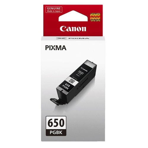 Canon Genuine PGI-650 Black Ink Cartridge - Black