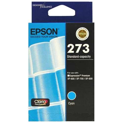 Epson Genuine 273 Cyan Ink Cartridge - Cyan 