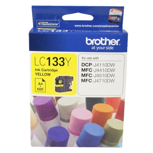 Genuine Brother LC133 Ink Cartridge - Yellow