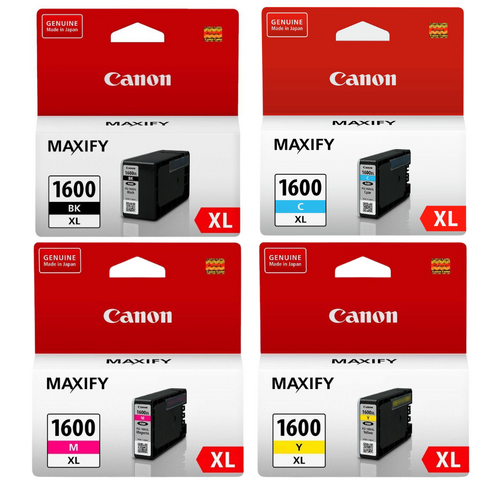 ** CLEARANCE ** Canon Genuine Ink Cartridge 1600XL Black & Colour Set