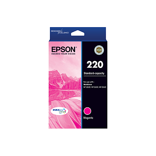 Epson Genuine 220 Ink Cartridge - Magenta