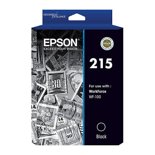 Epson Genuine 215 Black Ink Cartridge - WF100