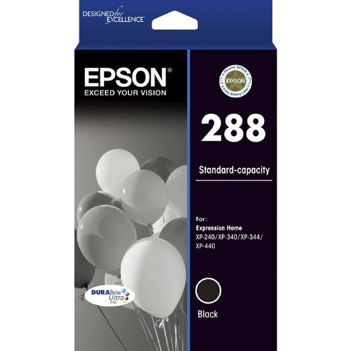 Epson Genuine 288 Black Ink Cartridge - Black 