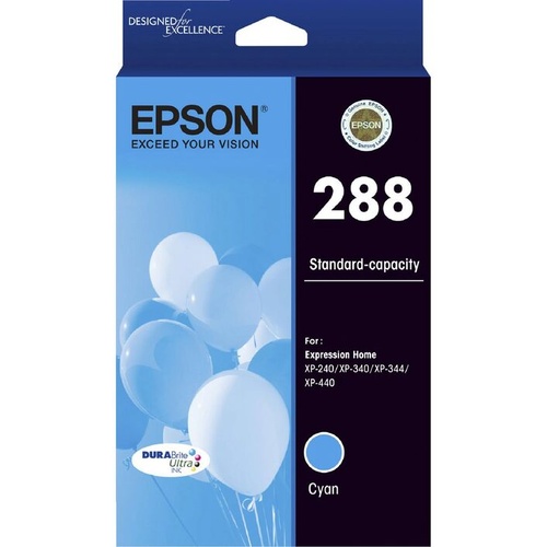 Epson Genuine 288 Ink Cartridge - Cyan