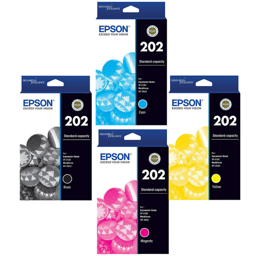 ** CLEARANCE ** Epson Genuine Ink Cartridge 202 Black & Colour Set - Expired/Expiring Stock