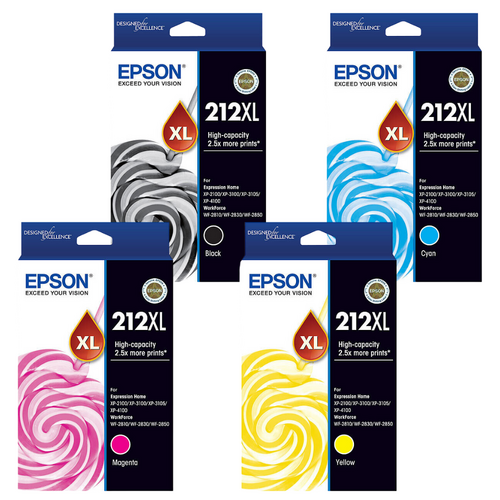**CLEARANCE** Epson Genuine 212XL Set Ink Cartridges - Expired Stock