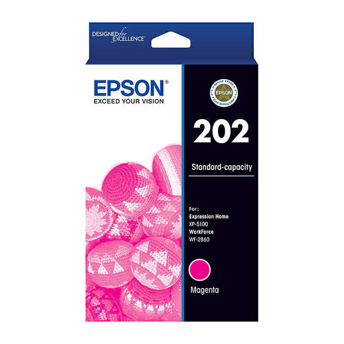 Epson 202 Genuine Ink Cartridge - Magenta