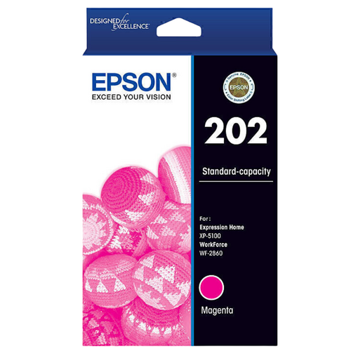 Epson Genuine 202 Ink Cartridge - Magenta