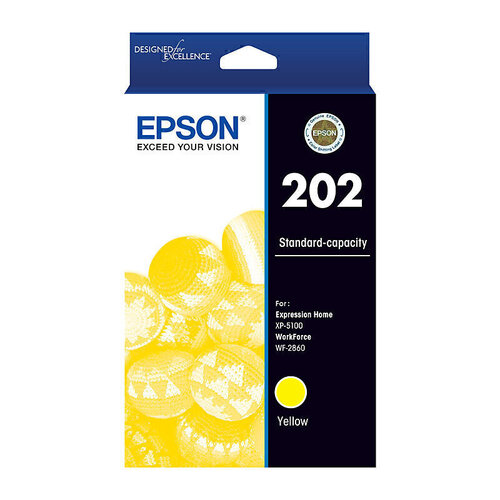 Epson 202 Genuine Ink Cartridge - Yellow