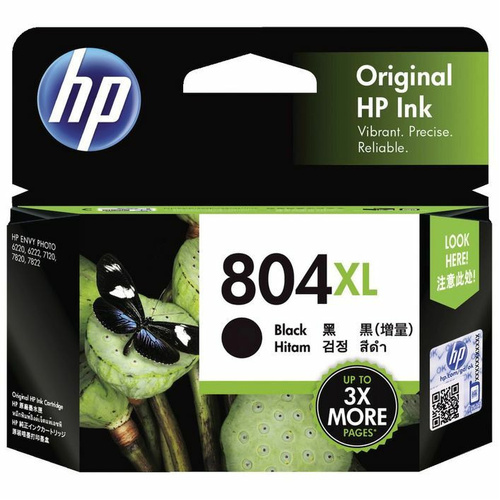 HP 804 Genuine Ink Cartridge High Yield - BLACK