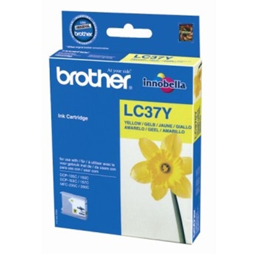 Brother Genuine LC37Y Yellow Ink Cartridge