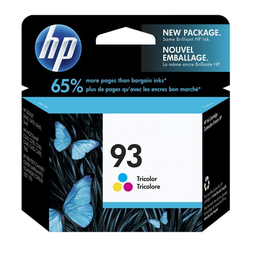 HP Genuine 93 Tri-Colour Ink Cartridge - Gst Include invoice Supplied