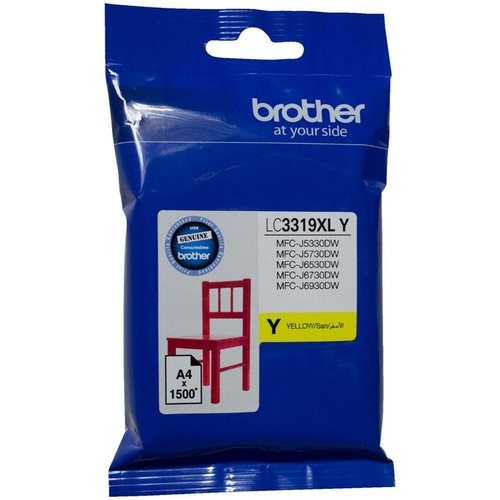 Brother Genuine LC 3319 XL Yellow Ink Cartridge High Yield - Yellow