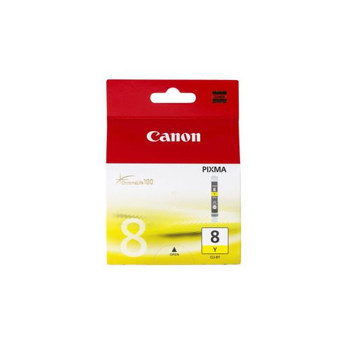 Canon Genuine CLI-8Y Yellow Ink Tank - Yellow 