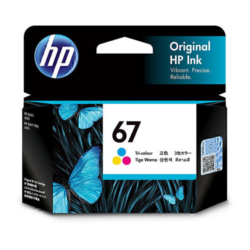 HP Genuine 67 ink Cartridge High Yield - Tri-Colour