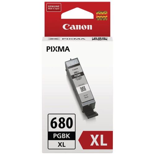 Canon Pixma Genuine 680XL Ink Cartridge - Black