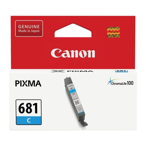 Canon Genuine CLI-681 Cyan Ink Cartridge - Cyan