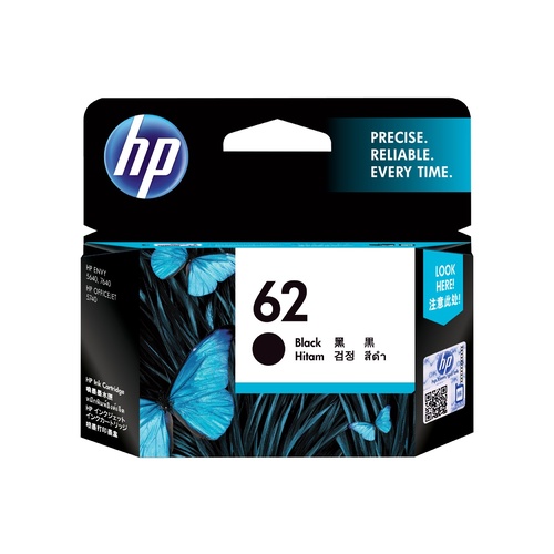 HP Genuine 62 Black Ink Cartridge - Gst Include invoice Supplied