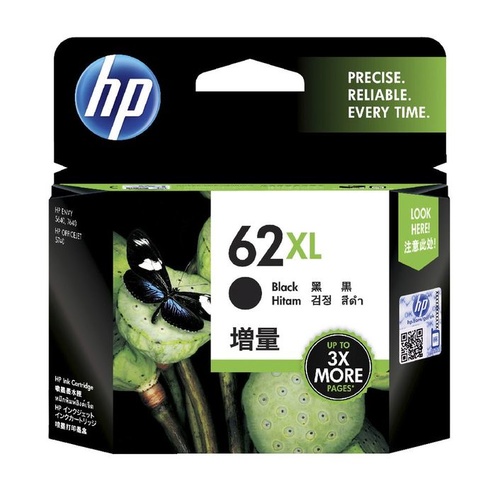 HP Genuine 62XL Black Ink Cartridge HIGH YIELD - Gst Include invoice Supplied