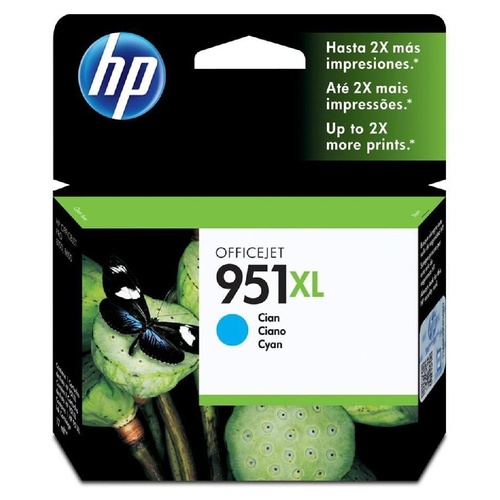 HP 951XL Genuine Ink Cartridge High Yield - CYAN