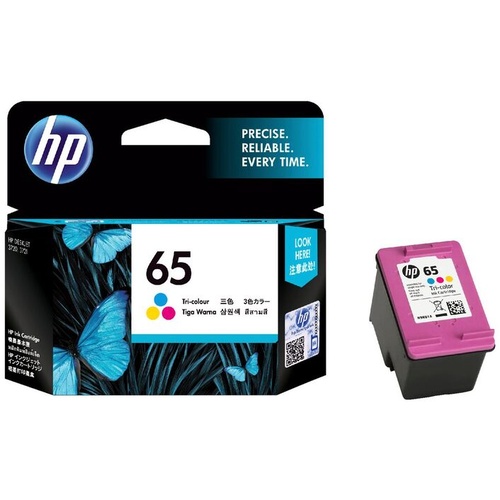 HP Genuine 65 Tri Colour Ink N9K01AA - Colour