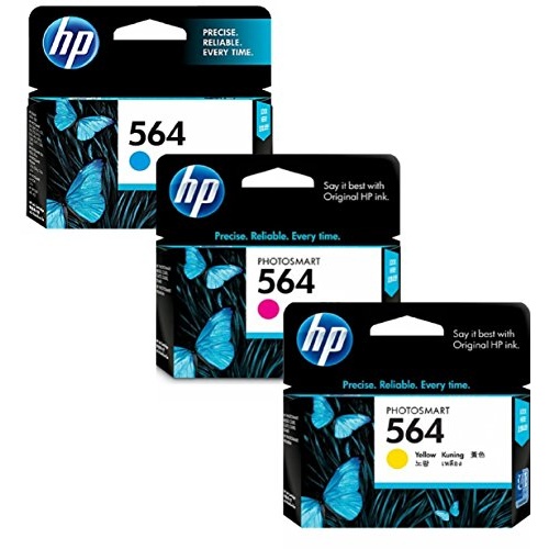 HP 564 Genuine Ink Cartridge Set 3 (Yellow, Magenta,Cyan)  - Gst Include invoice Supplied