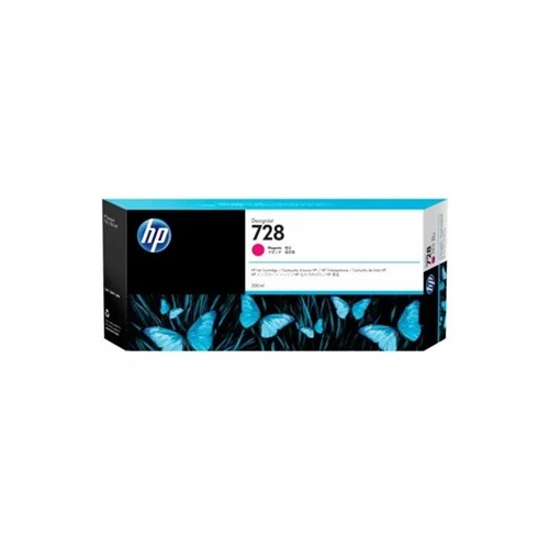 HP Genuine Design Jet 728 Ink Magenta 300ml - F9K16A