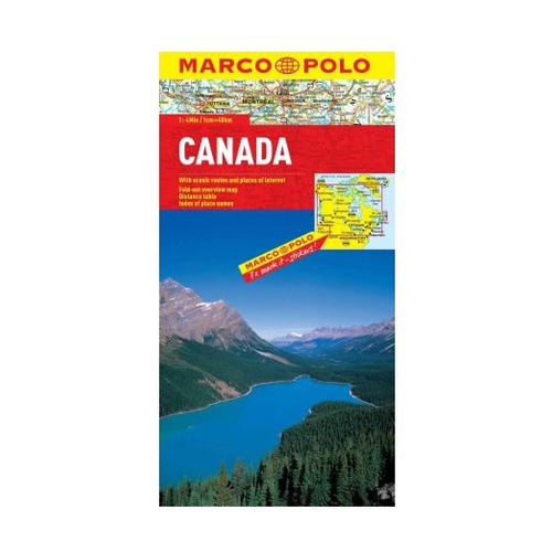 Canada Marco Polo Map Folded High Quality