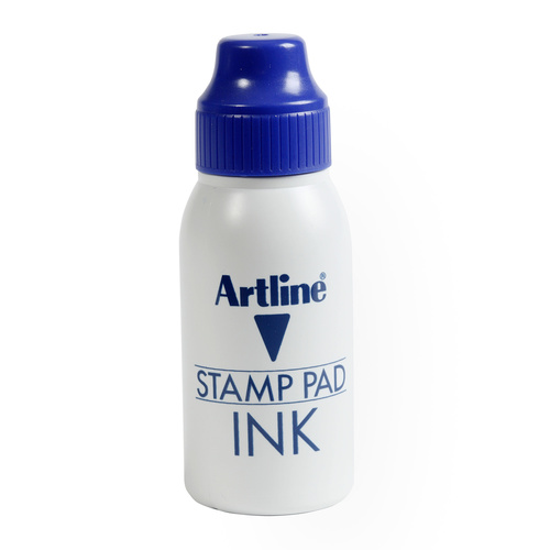 Artline Stamp Pad Inks 50CC Stamp Pad Ink Refill - Blue
