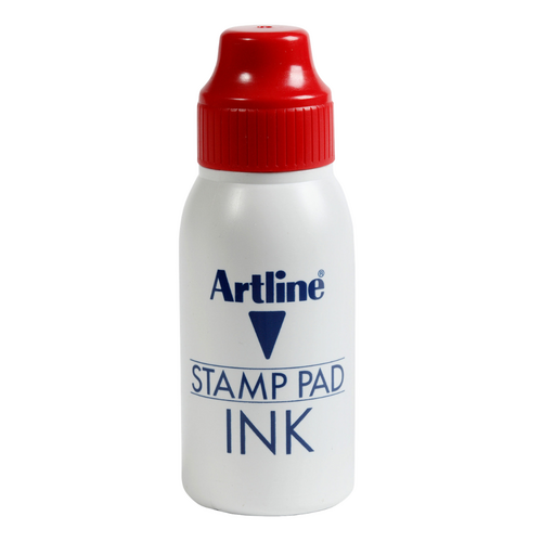 Artline Stamp Pad Inks 50CC Stamp Pad Ink Refill - Red