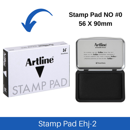 Artline Stamp Pad EHJ-2 Stamp Pad SIZE #0 - Black