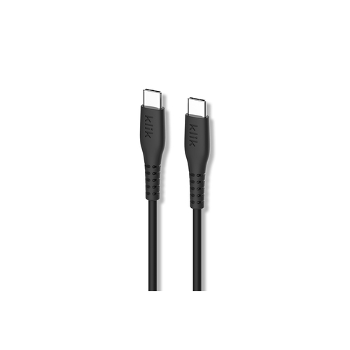 Klik 1.2m USB-C Male to USB-C Male USB 2.0 Cable