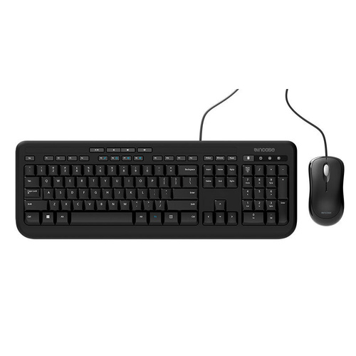 Incase Designed by Microsoft Wired Keyboard & Mouse - Black