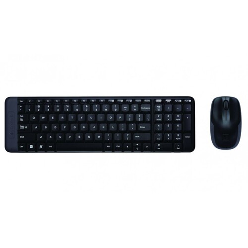 Logitech MK220 Wireless Keyboard and Mouse Combo - Cordless