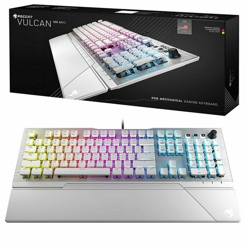 Roccat Vulcan 122 Aimo White Tactile RGB Mechanical Keyboard