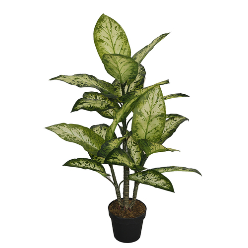 Artificial Dieffenbachia Potted Plant Real Touch - 90cm 