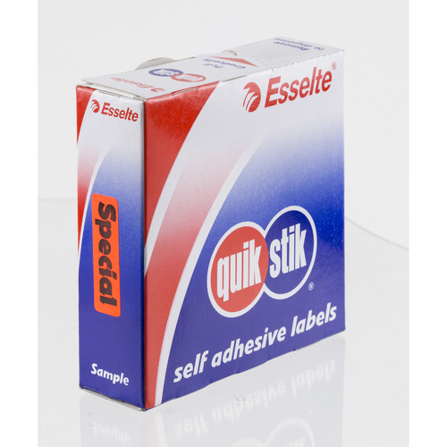 Esselte Quik Stik Dispenser Labels SOLD 16x63mm - 250 Labels
