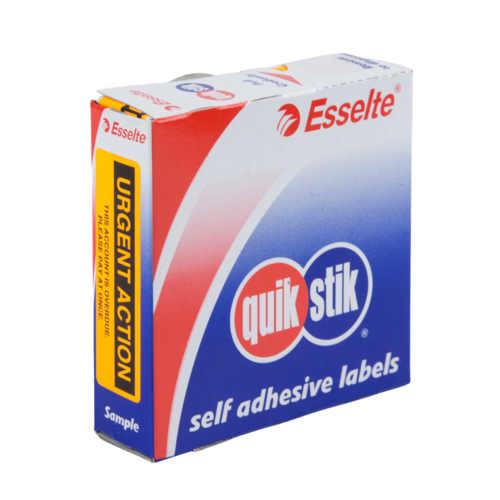 Quik Stik URGENT ACTION Labels Sticker In Dispenser 125 Labels - 80258P