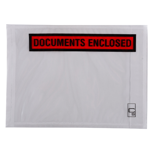 Cumberland Labelope Packaging Envelope Packing Slip/Document Enclosed 155 x 115mm OL200DE - 1000 Pack