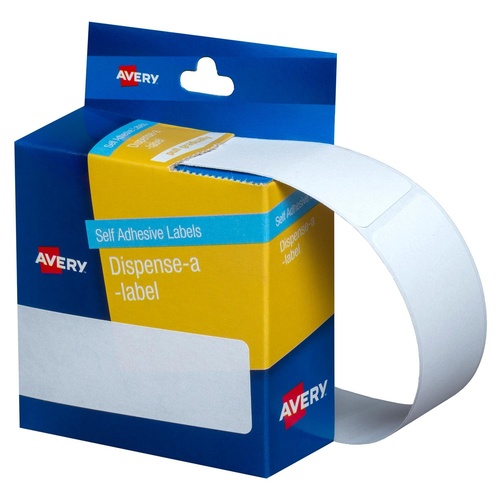 Avery Dispenser Labels White 101X24mm (160 Labels) - 937226