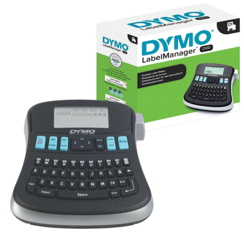 DYMO Label Manager 210D All Purpose Label Maker With Large Display & QWERTY Key
