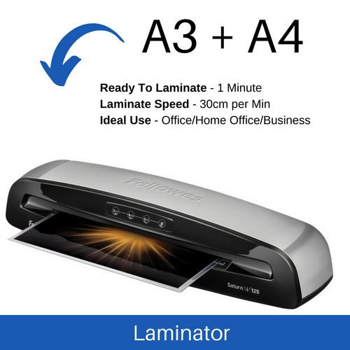 Laminator A3 Fellowes 3i Laminating Machine For Office,Business,Home InstaHeat Technology