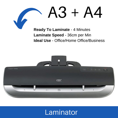 Laminator A3 GBC Laminating Machine Safeguard Fusion 3000L For Office,Business,Home