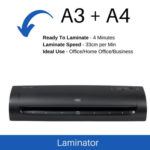 Laminator A3 GBC Laminating Machine Safeguard Fusion 1100L For Office,Business,Home